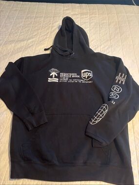 #beunstoppable UPS/Black Men's Graphic Hoodie Sweatshirt